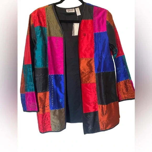 NWT Silk Chico’s Jacket - Picture 2 of 4